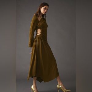 Anthropologie Moon River Side Cutout Dress